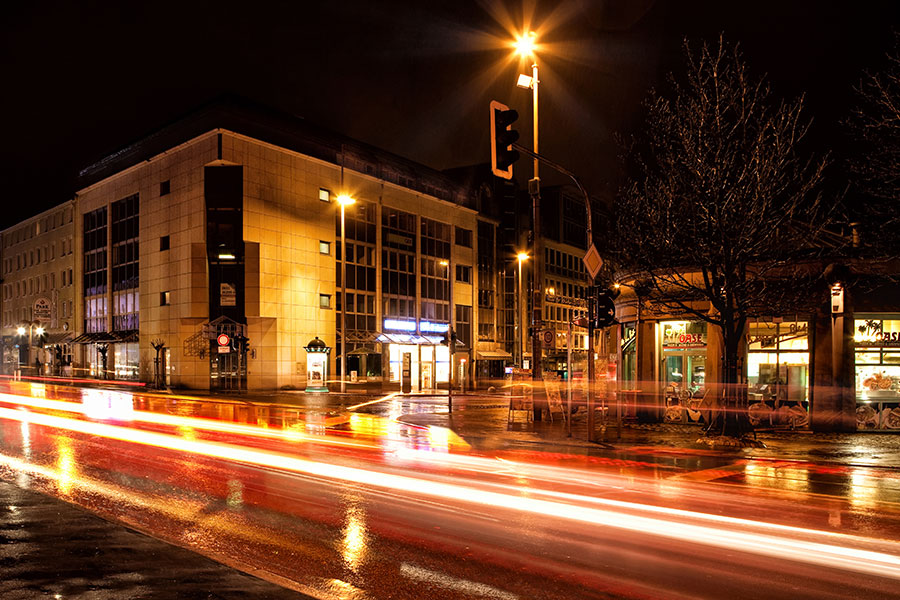 Pirmasens pendant la nuit