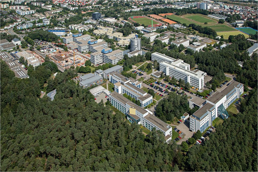 TU Kaiserslautern von oben