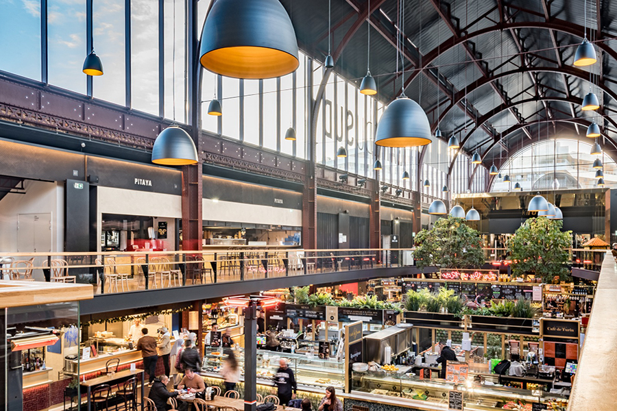 Magasins régionaux et marchés couverts