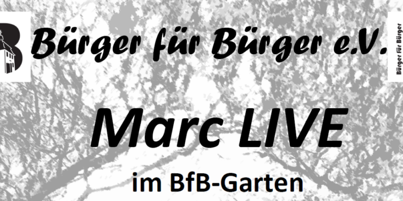 Marc Life im BfB Garten